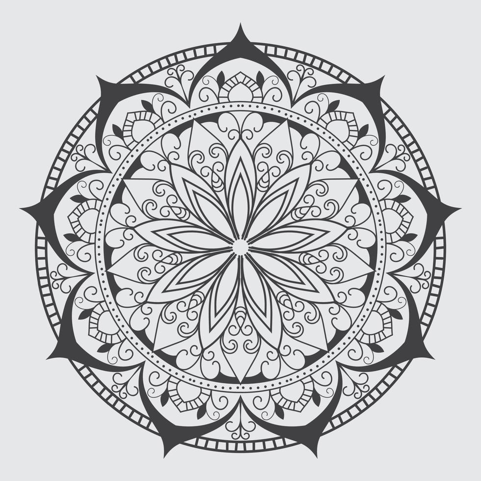 creativo y moderno mandala diseño modelo vector