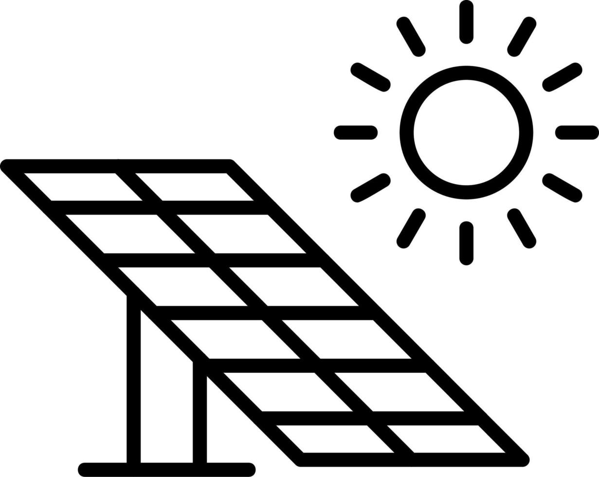 Solar Panel vector icon