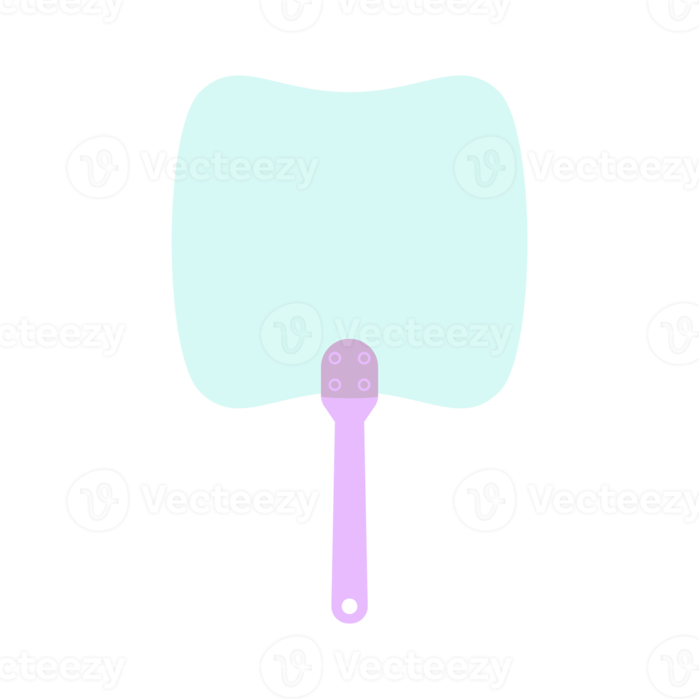 Plain Aesthetic Manual Handle Hand Fan png