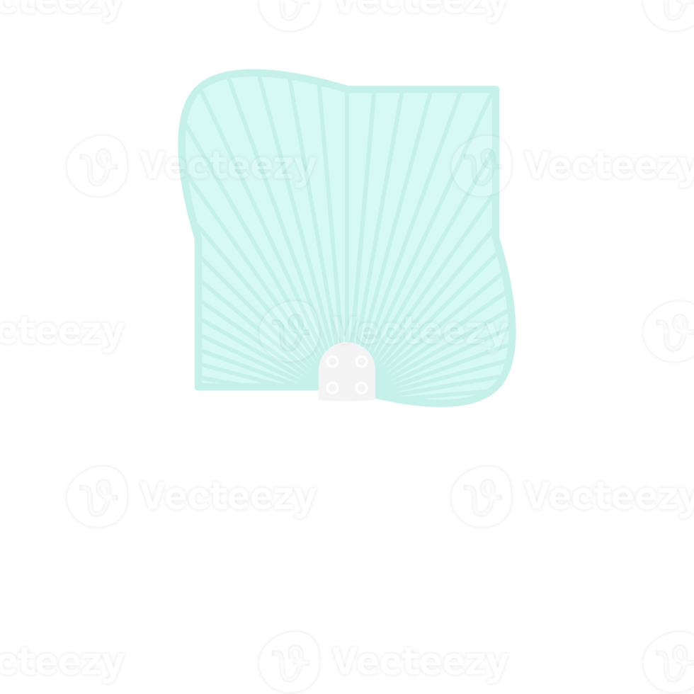 Striped Aesthetic Manual Handle Hand Fan png