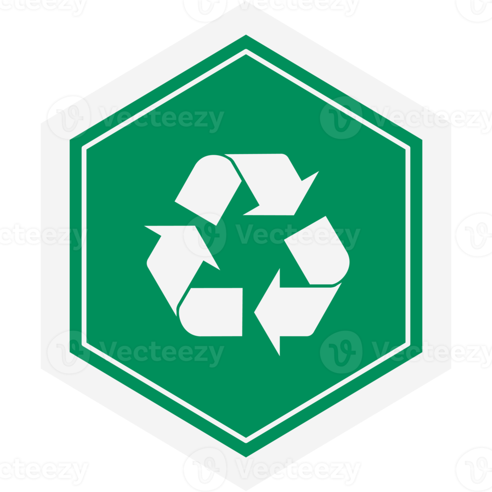 Sticker Recycle Material Recycling Life Zero Waste Lifestyle png