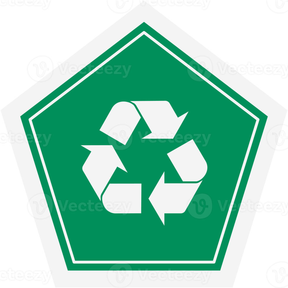 Sticker Recycle Material Recycling Life Zero Waste Lifestyle png