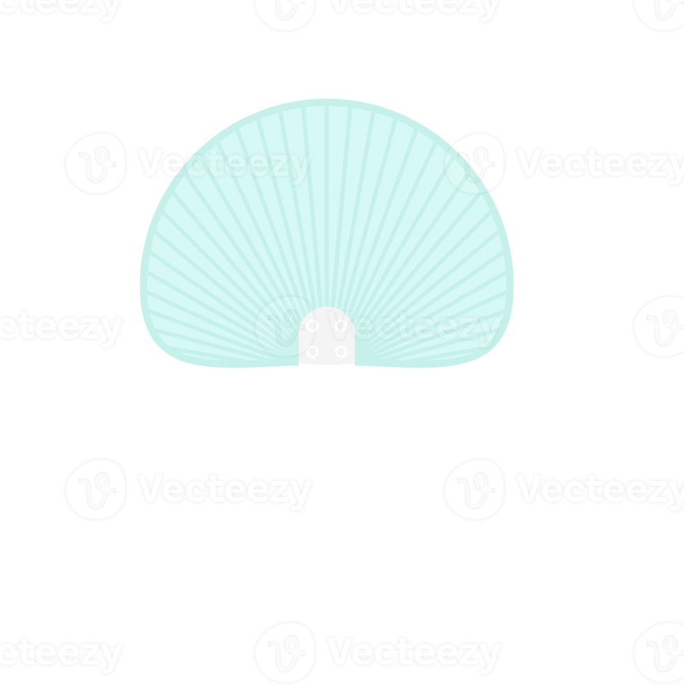 Striped Aesthetic Manual Handle Hand Fan png