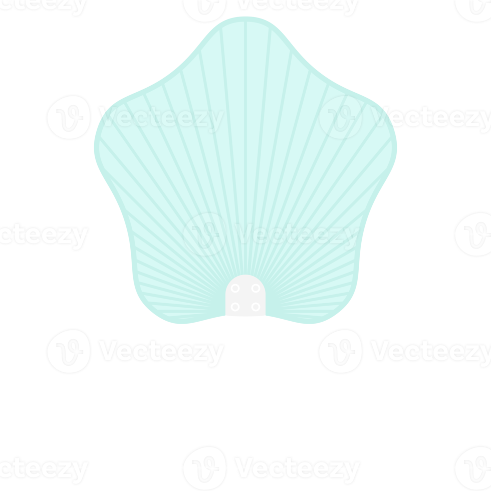 Striped Aesthetic Manual Handle Hand Fan png