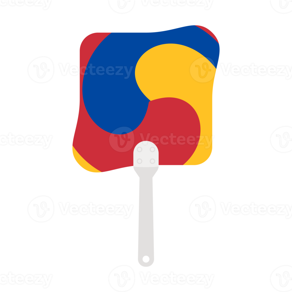 esthetisch handleiding omgaan met hand- ventilator Sam taeguk vlag png