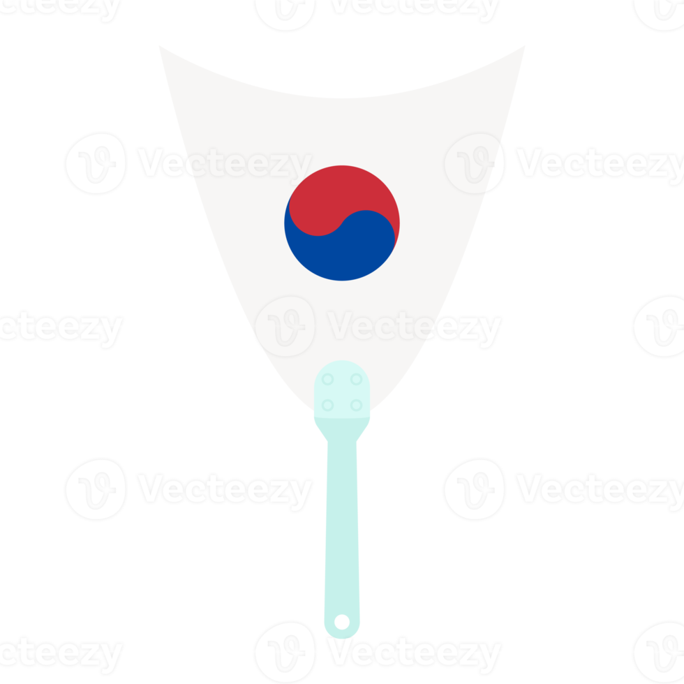estético manual lidar com mão ventilador taeguk bandeira png