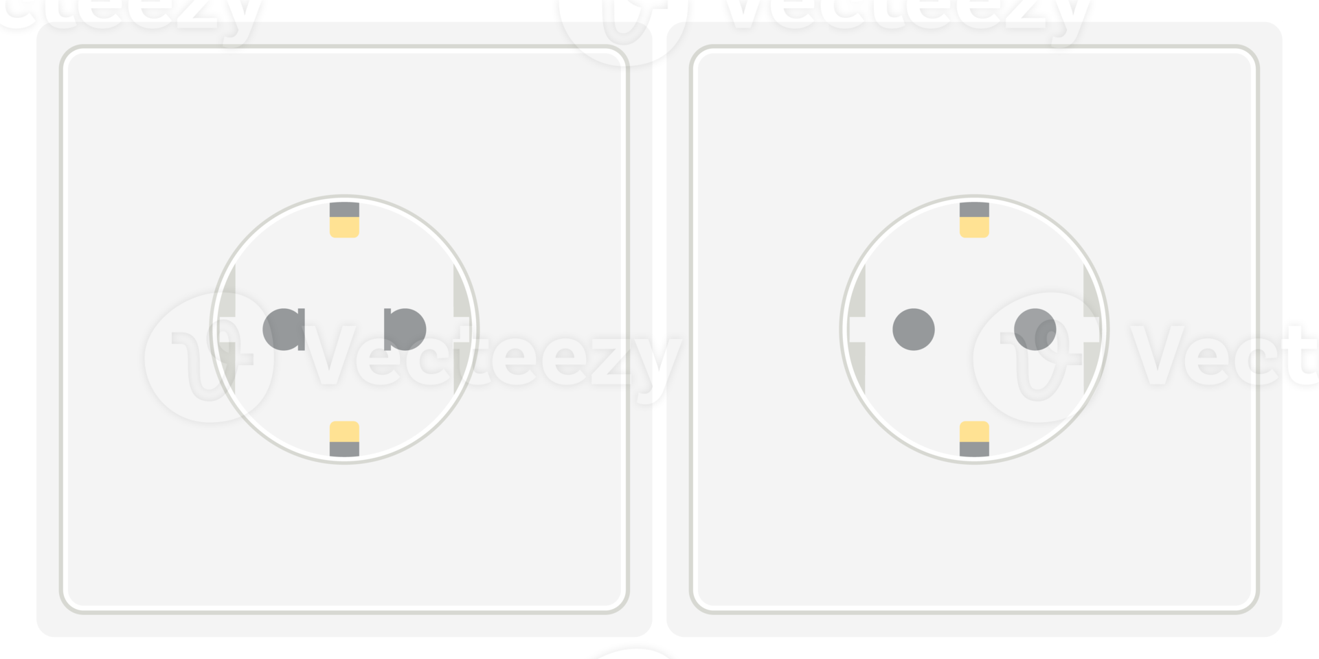 Double Switch and Receptacle Socket Electrical Tool Equipment png