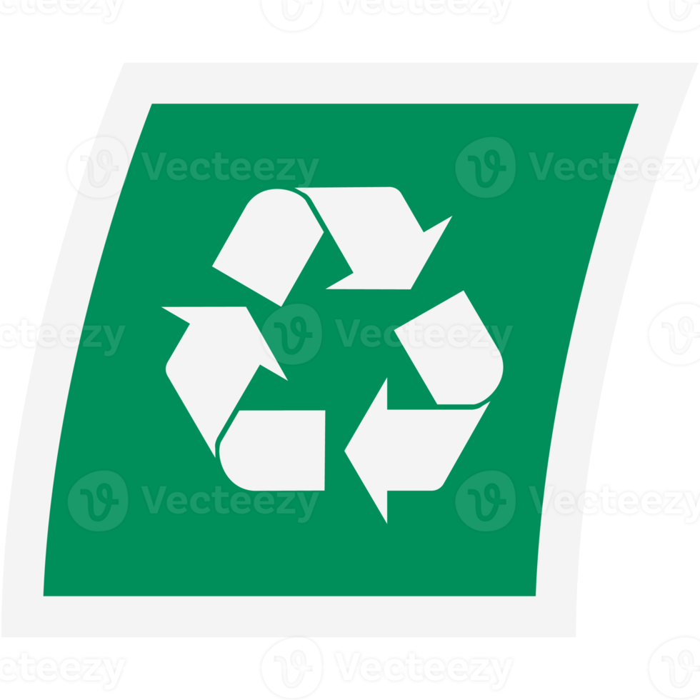 sticker recycle materiaal recycling leven nul verspilling levensstijl png