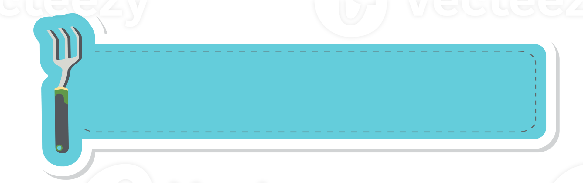 Sticker Label For Fork Plant Gardening Tool Kit Garden Collection Set png