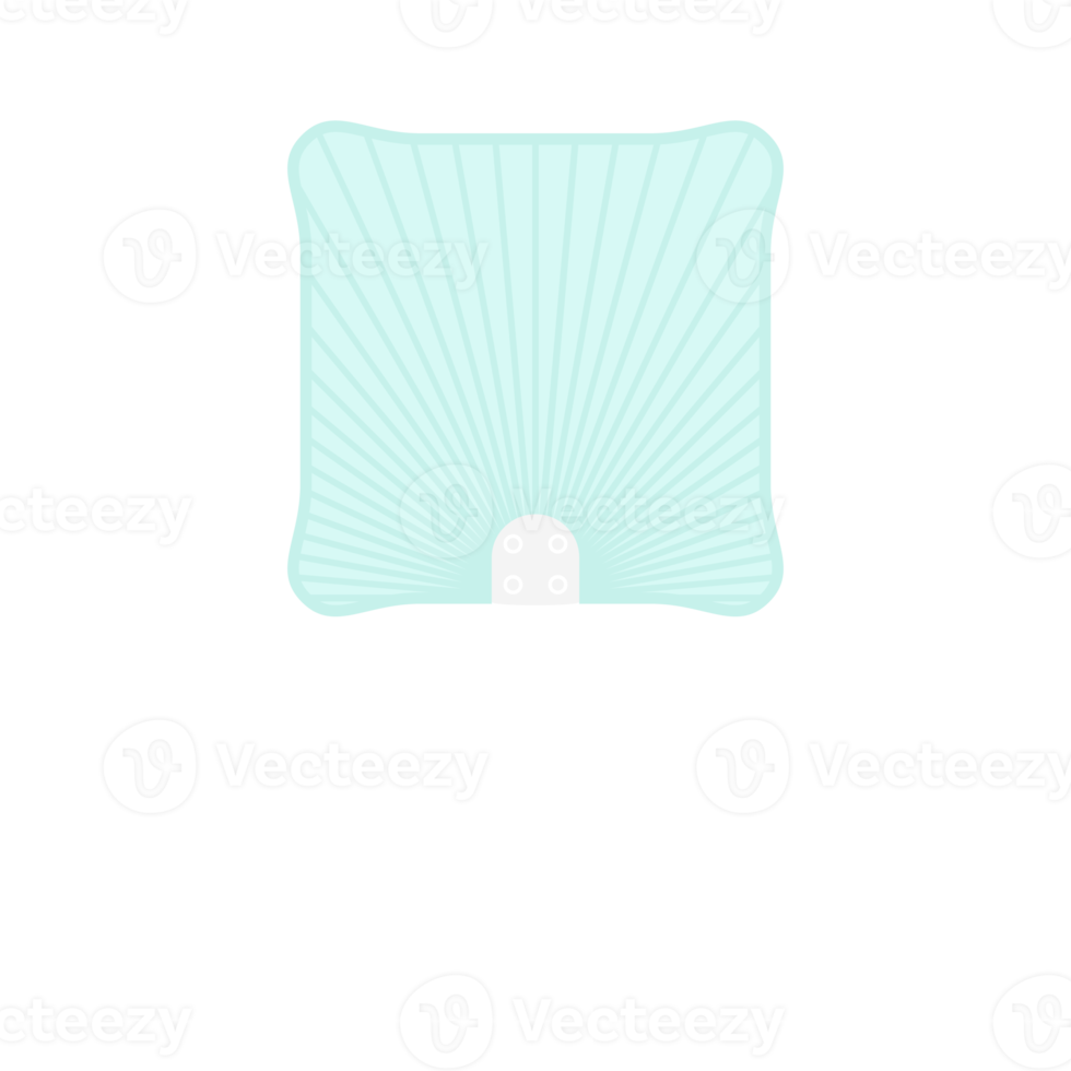 Striped Aesthetic Manual Handle Hand Fan png