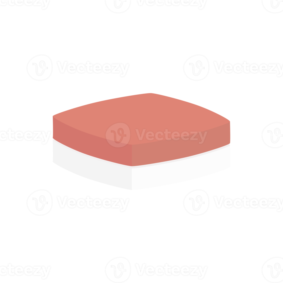 Raw Tuna Meat Slice Food Fresh Ready to Serve png