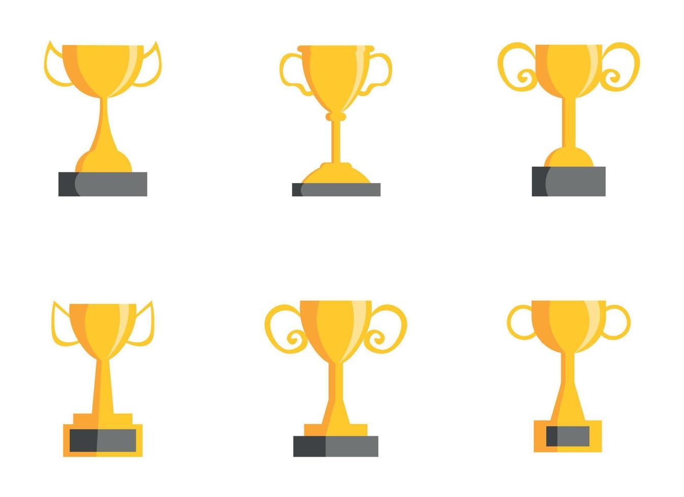 trophy vector design illustration isolated on white background