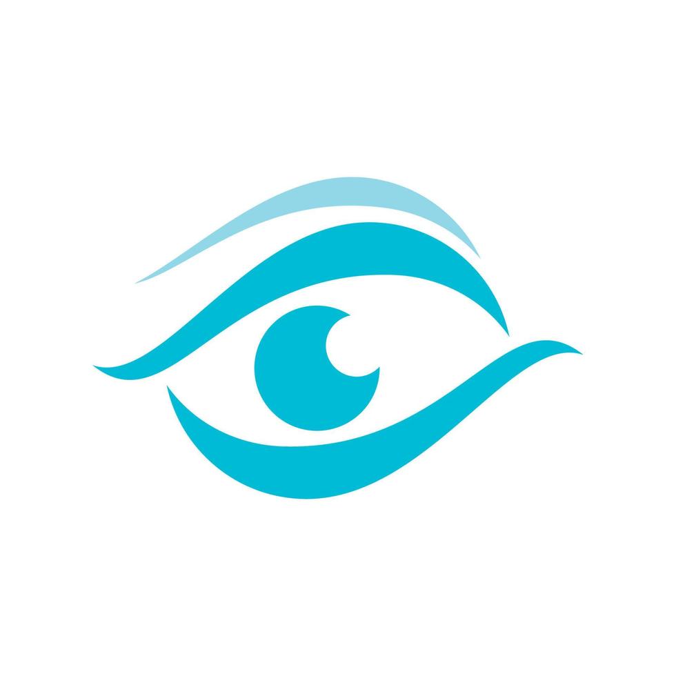 diseño de logotipo de vector de cuidado de los ojos