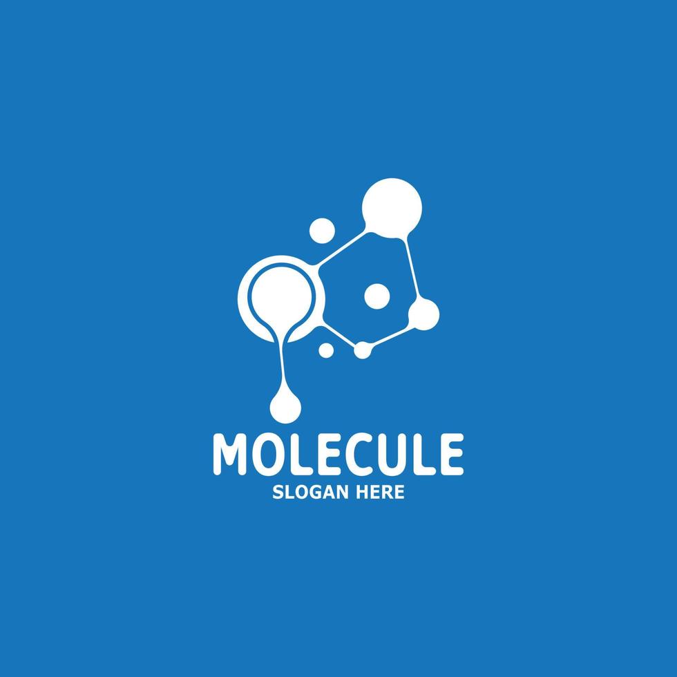 Molecule Logo Vector Template Illustration