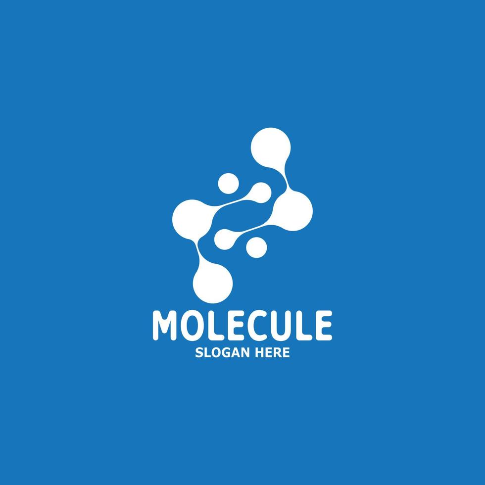 Molecule Logo Vector Template Illustration