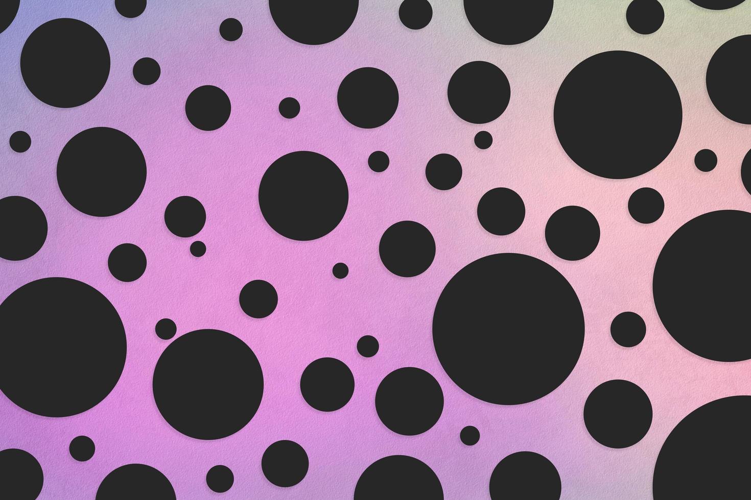 Colorful polka dot backdrop and background photo