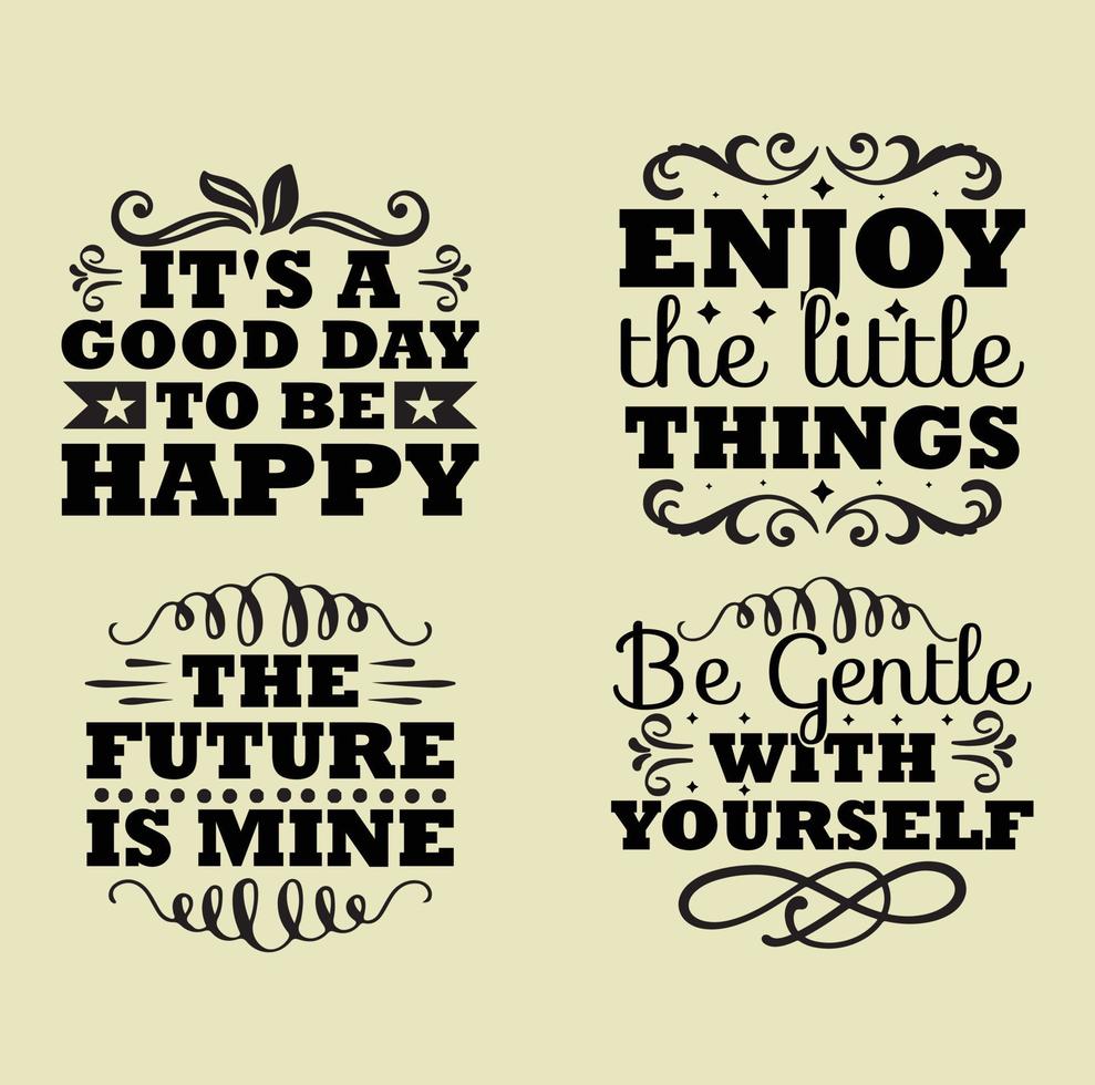 Positive quotes  t-shirt design vector