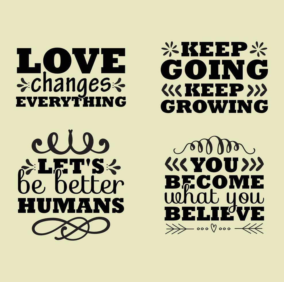 Positive quotes  t-shirt design vector