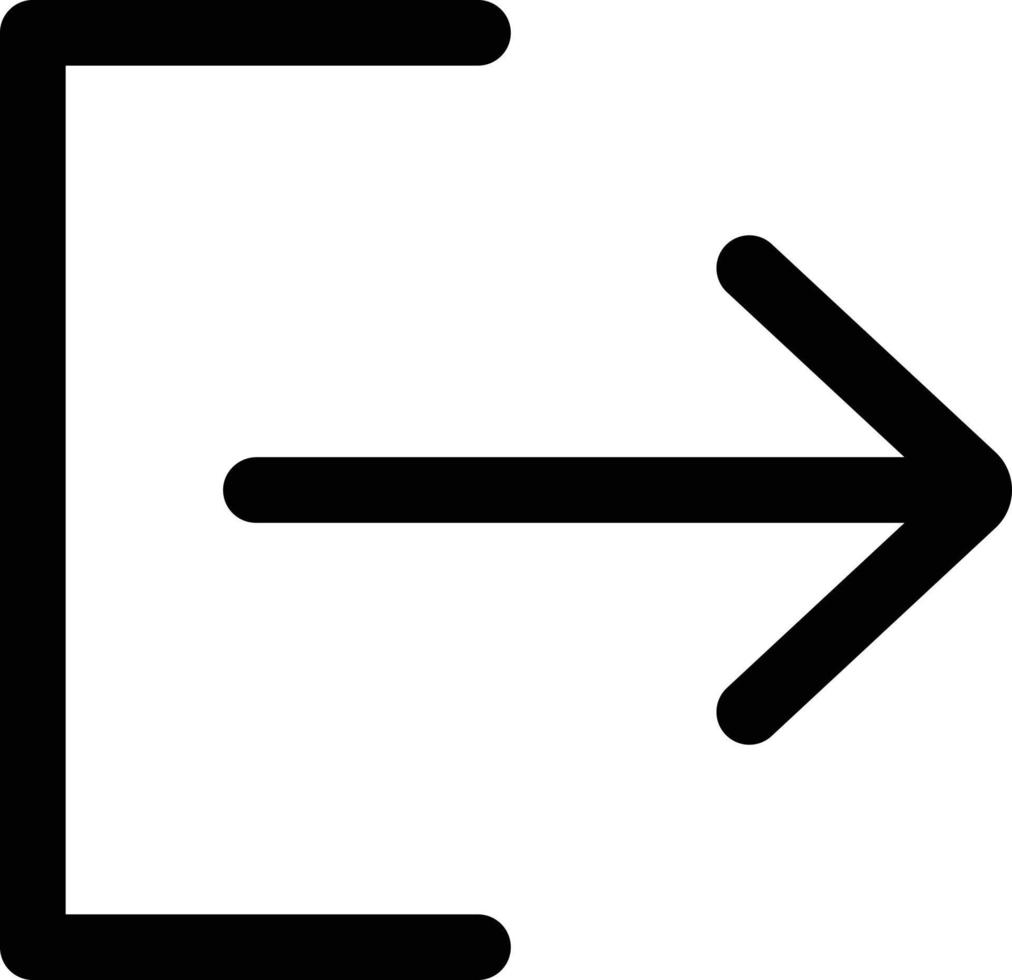 Logout icon. Exit sign Vector in trendy flat style