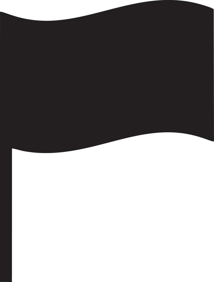 Flag icon symbol vector image. Illustration of the waving flag location design image. EPS 10.