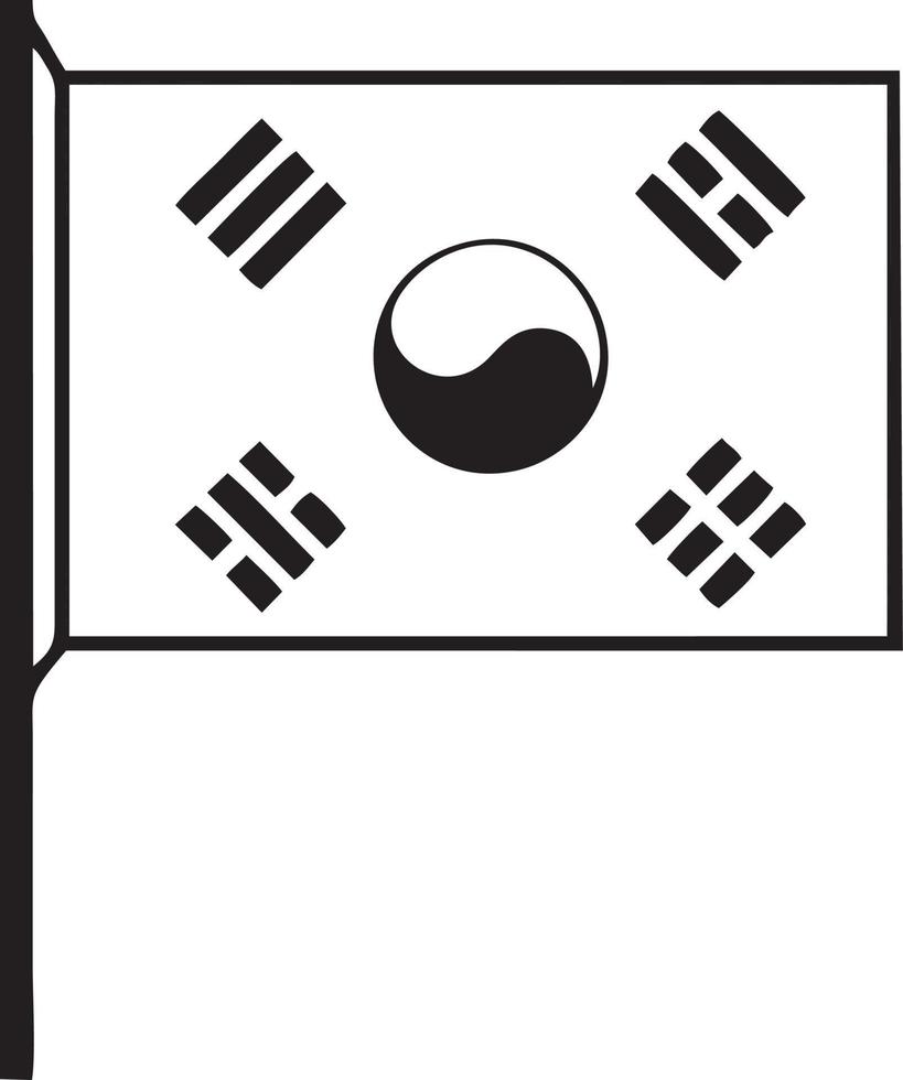 Flag icon symbol vector image. Illustration of the waving flag location design image. EPS 10.