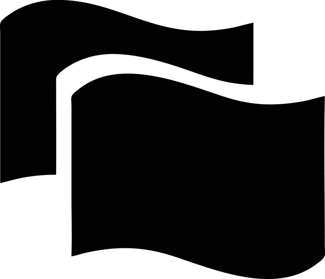 Flag icon symbol vector image. Illustration of the waving flag location design image. EPS 10.