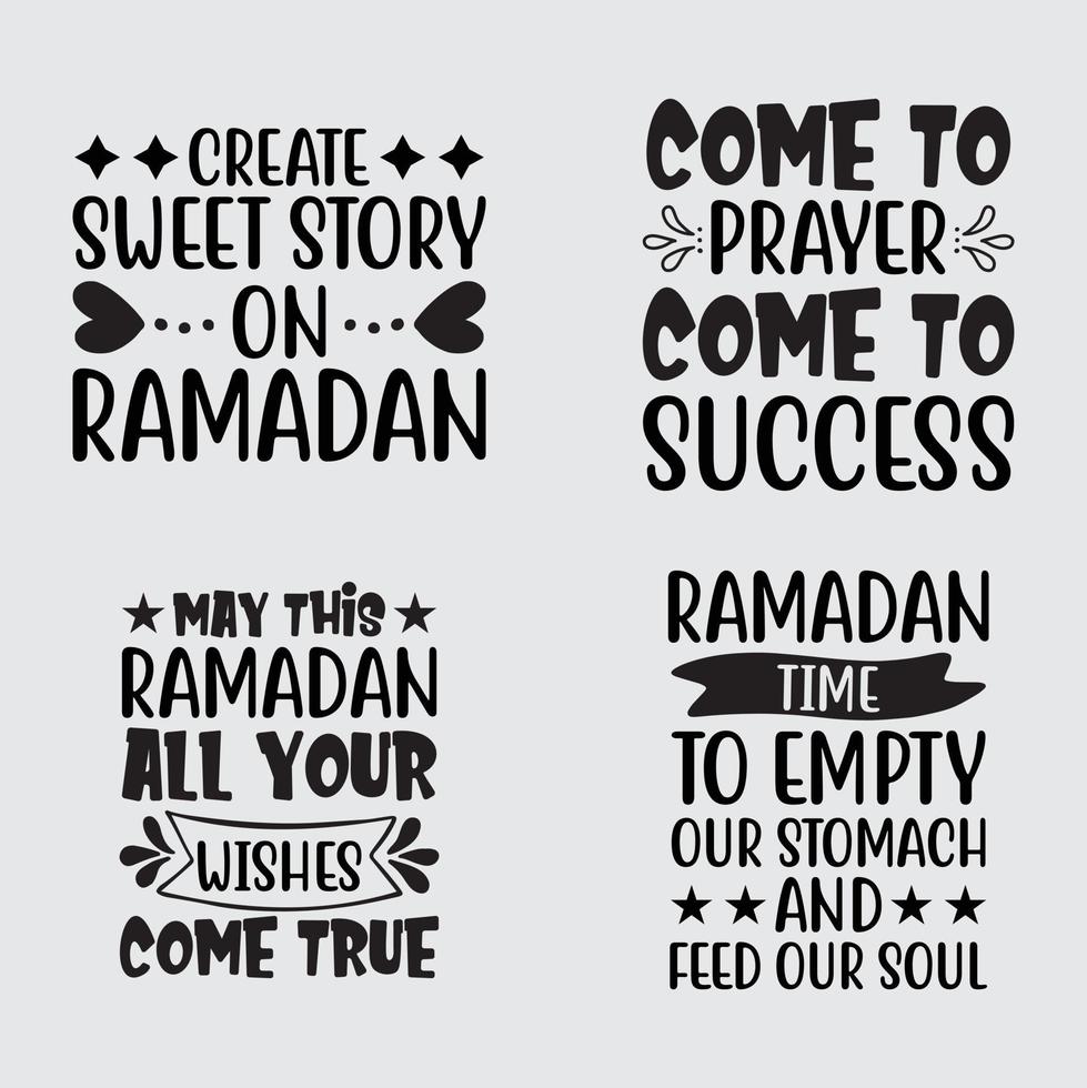 Ramadan Quotes  t-shirt design vector