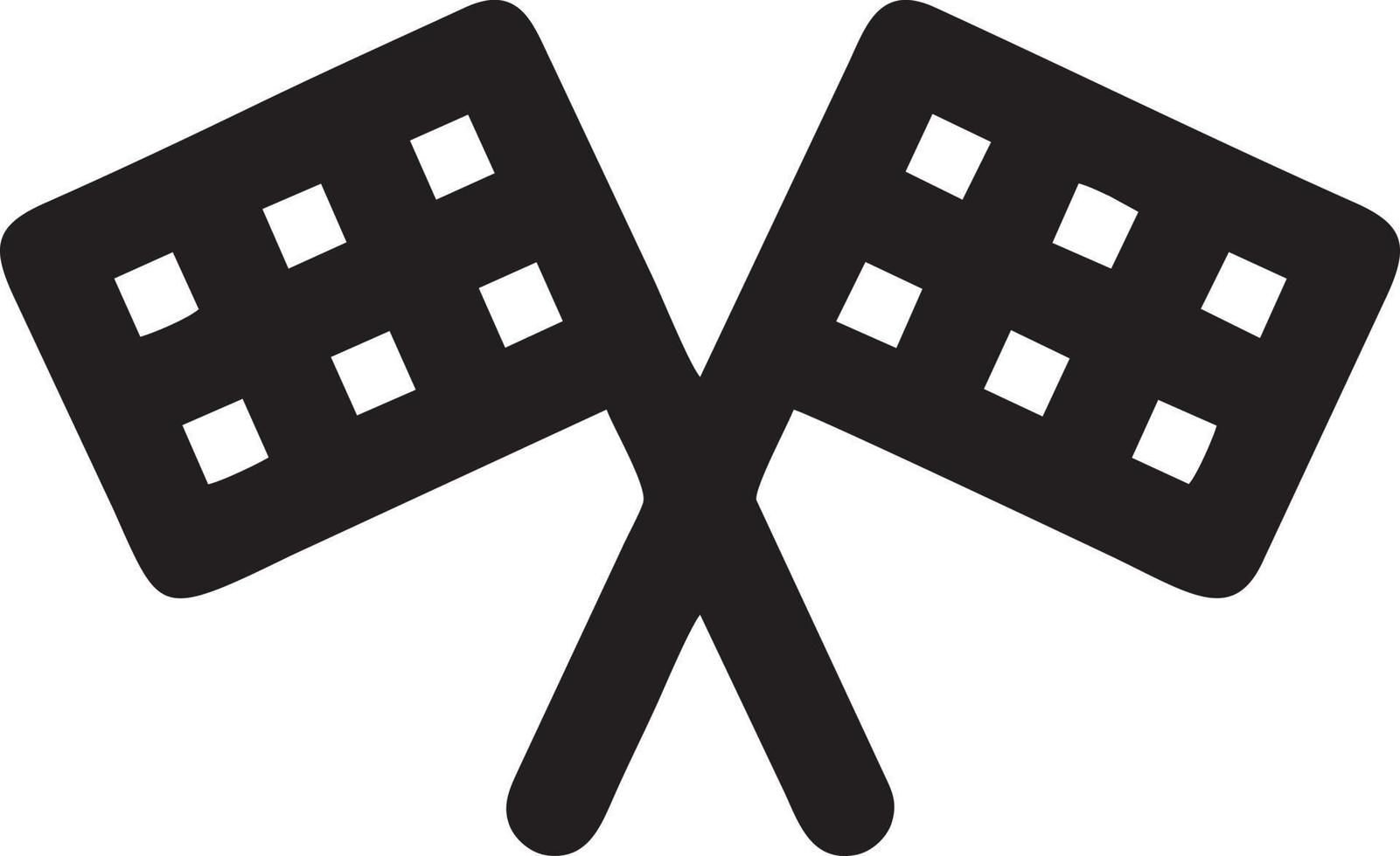 Flag icon symbol vector image. Illustration of the waving flag location design image. EPS 10.