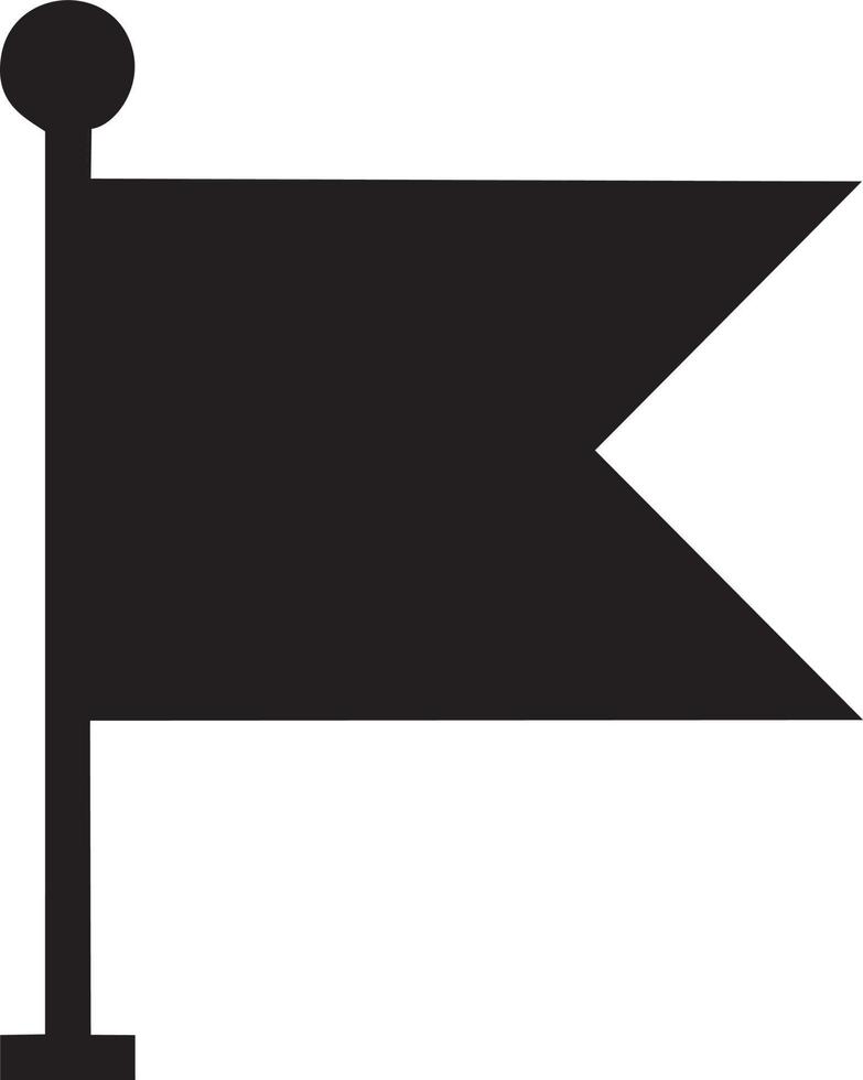 Flag icon symbol vector image. Illustration of the waving flag location design image. EPS 10.