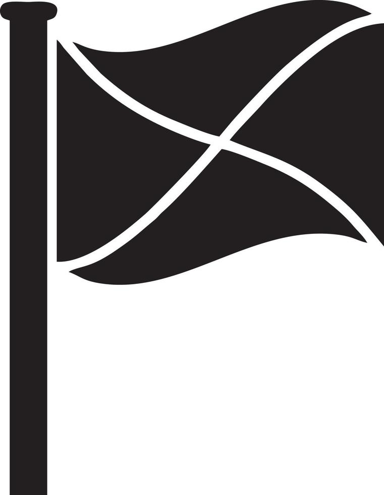 Flag icon symbol vector image. Illustration of the waving flag location design image. EPS 10.