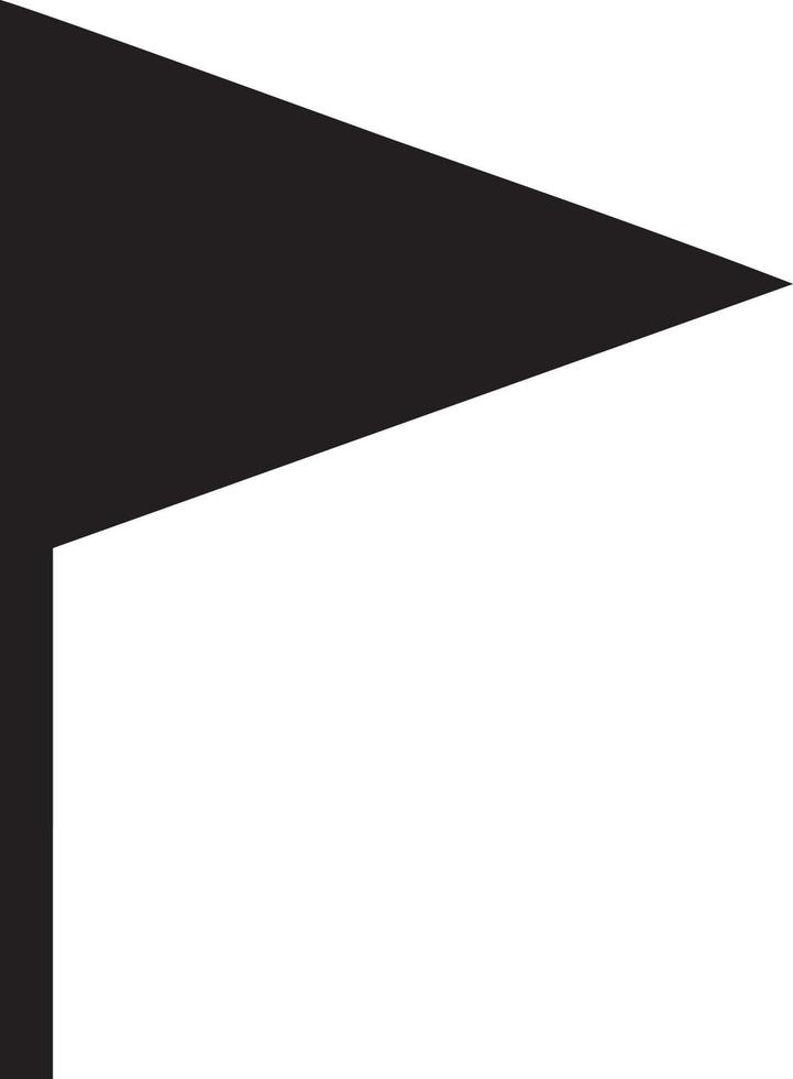 Flag icon symbol vector image. Illustration of the waving flag location design image. EPS 10.