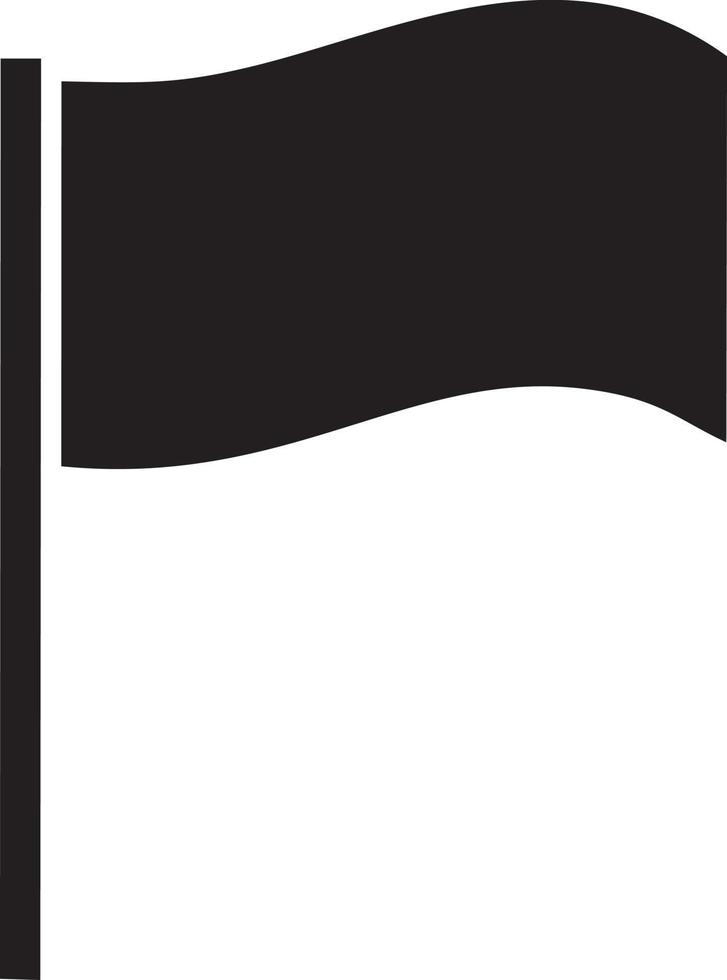 Flag icon symbol vector image. Illustration of the waving flag location design image. EPS 10.