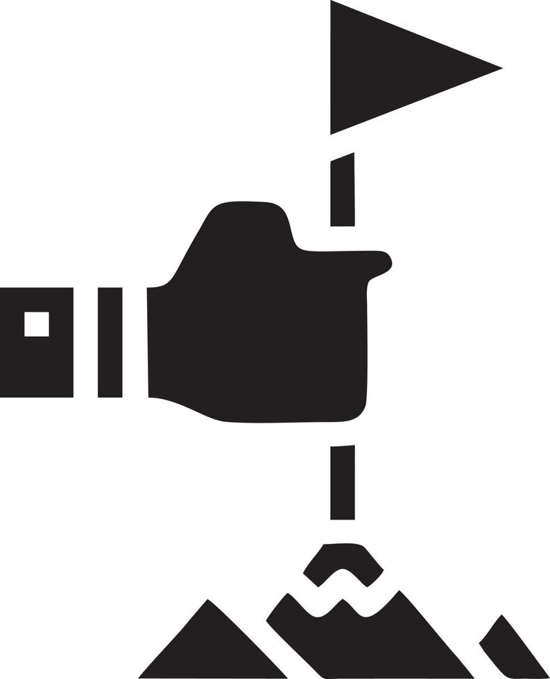 Flag icon symbol vector image. Illustration of the waving flag location design image. EPS 10.