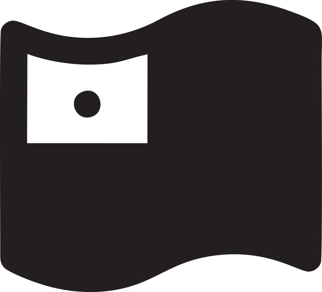 Flag icon symbol vector image. Illustration of the waving flag location design image. EPS 10.