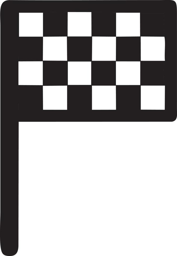 Flag icon symbol vector image. Illustration of the waving flag location design image. EPS 10.