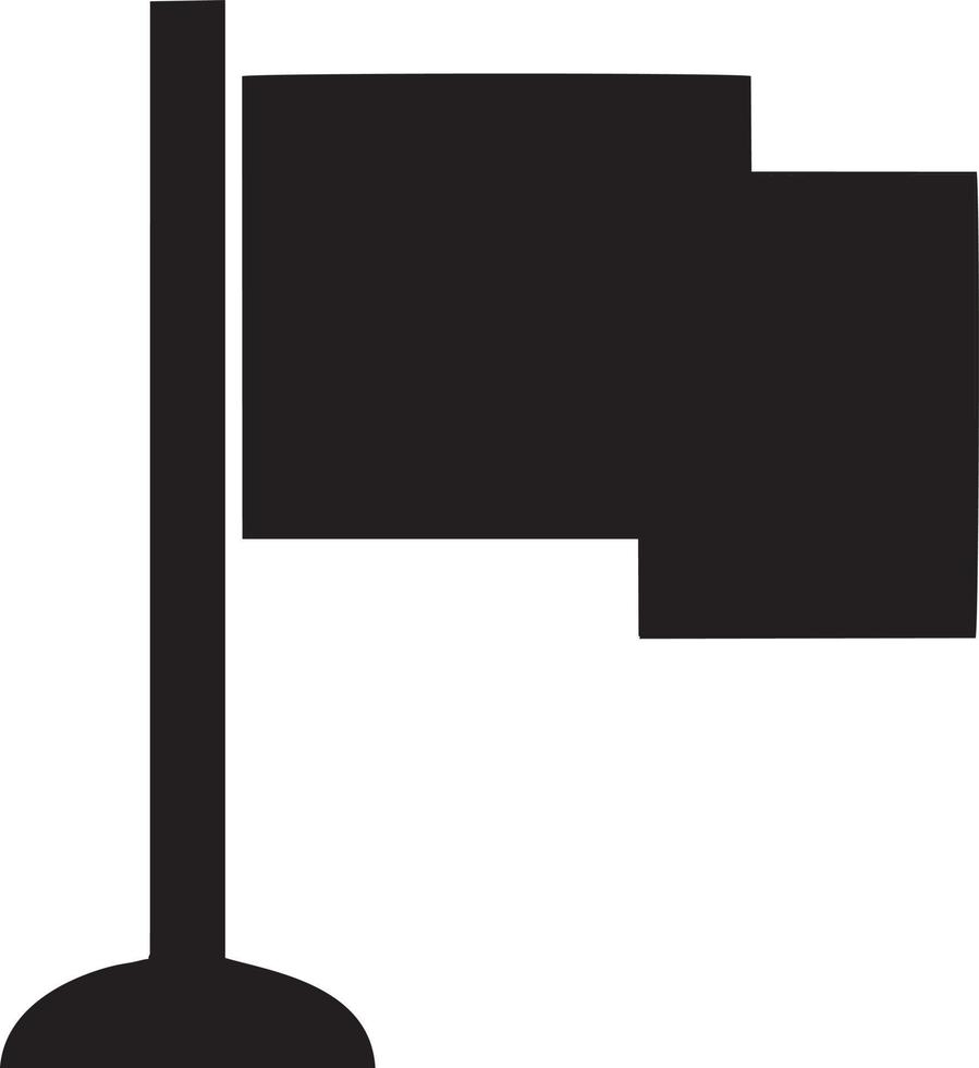 Flag icon symbol vector image. Illustration of the waving flag location design image. EPS 10.