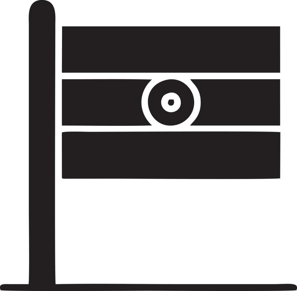 bandera icono símbolo vector imagen. ilustración de el ondulación bandera ubicación diseño imagen. eps 10