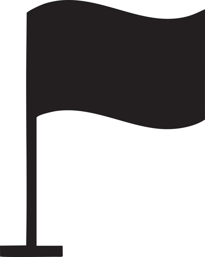 Flag icon symbol vector image. Illustration of the waving flag location design image. EPS 10.