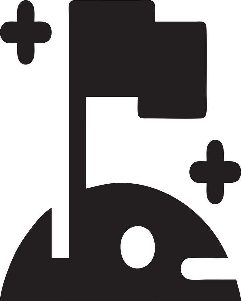 Flag icon symbol vector image. Illustration of the waving flag location design image. EPS 10.