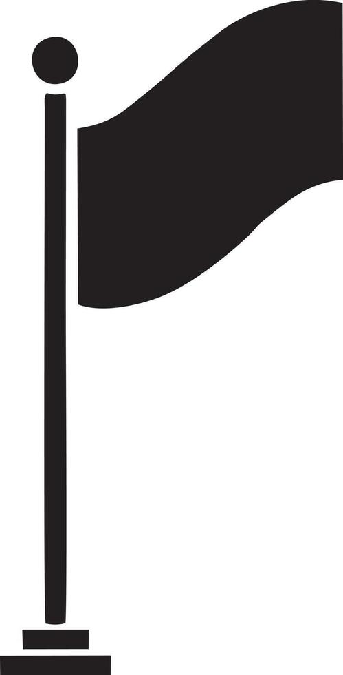 Flag icon symbol vector image. Illustration of the waving flag location design image. EPS 10.