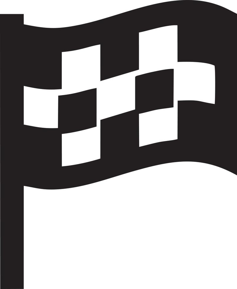 Flag icon symbol vector image. Illustration of the waving flag location design image. EPS 10.