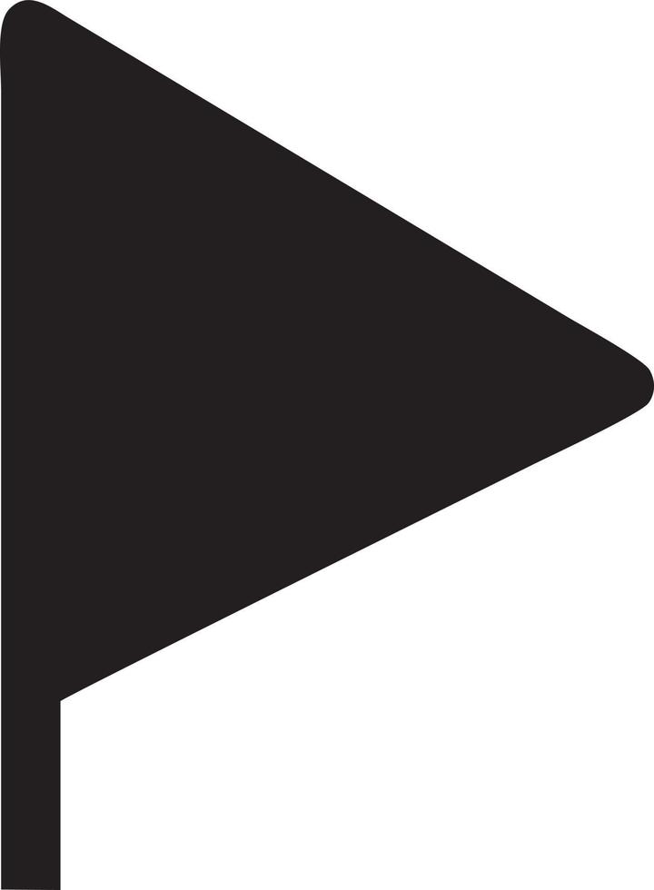 Flag icon symbol vector image. Illustration of the waving flag location design image. EPS 10.