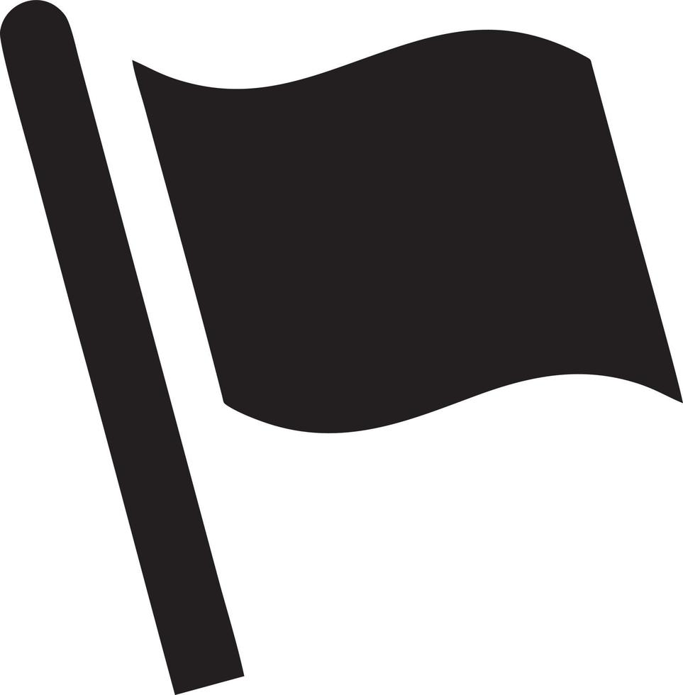 Flag icon symbol vector image. Illustration of the waving flag location design image. EPS 10.