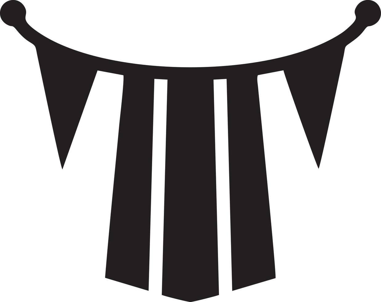 Flag icon symbol vector image. Illustration of the waving flag location design image. EPS 10.