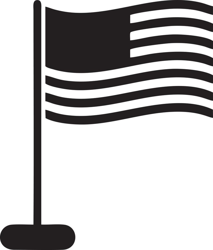 Flag icon symbol vector image. Illustration of the waving flag location design image. EPS 10.