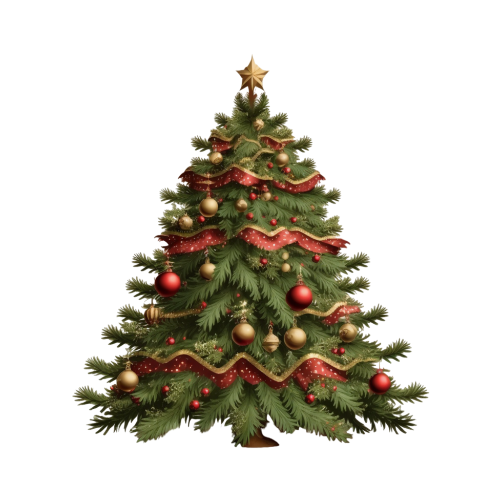 Beautiful Christmas Elements With Christmas Trees png