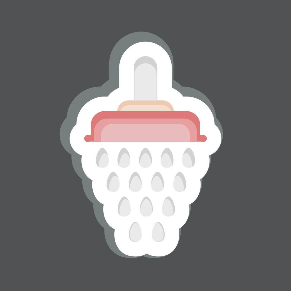 Icon Shower. related to Eid Al Fitr symbol. islamic. ramadhan. simple illustration vector