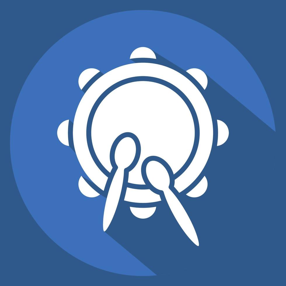 Icon Drum. related to Eid Al Fitr symbol. islamic. ramadhan. simple illustration vector
