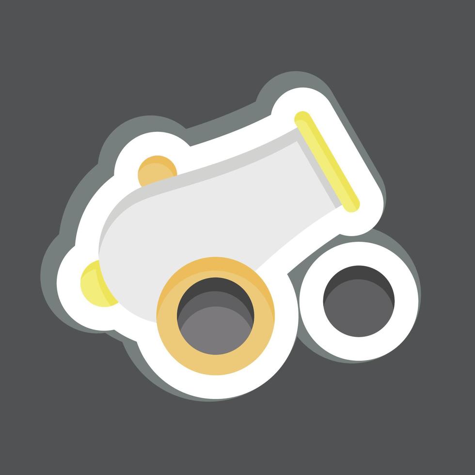 Icon Canon. related to Eid Al Fitr symbol. islamic. ramadhan. simple illustration vector