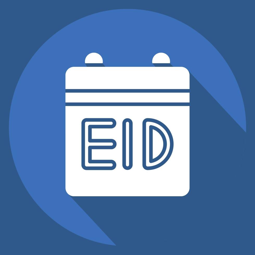 Icon Calendar. related to Eid Al Fitr symbol. islamic. ramadhan. simple illustration vector